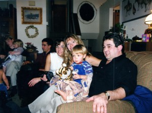Michelle, David and Cindy with Griffin